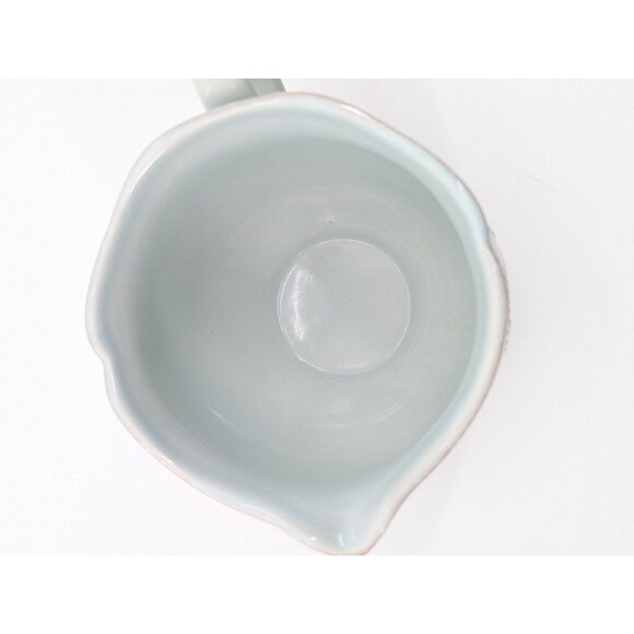 Lenox French Perle Beaded Light Blue Gravy Boat - Picture 3 of 8